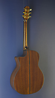 Crafter guitar, Stage Series STG G-20CE, Grand Auditorium, spruce, rosewood, cutaway, pickup, back view