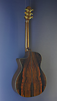 Crafter guitar, Stage Series STG G-22CE, Grand Auditorium, spruce, Macassar ebony, cutaway, pickup, back view