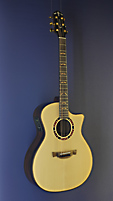 Crafter guitar, Stage Series STG G-22CE, Grand Auditorium, spruce, Macassar ebony, cutaway, pickup
