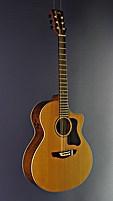 Faith Legacy Neptune electro acoustic guitar in Mini Jumbo shape with solid torified Sitka spruce top and back and sides made of mahogany with cutaway and Flex T-Blend pickup