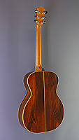 Furch OM 25 SC acoustic guitar, OM form, Sitka spruce, cocobolo, back view