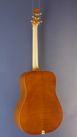 Riversong TRAD CDN CE acoustic guitar, Dreadnought form, Sitka spruce, maple, back view
