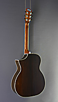 Samick SGW steel-string guitar, OM form, cutaway, pickup, glossy finish, back view