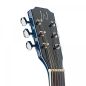 Preview: Acoustic guitar J. N. Bessie blue, steel string guitar with solid spruce top, head, tuning machines