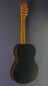 Mobile Preview: Klassische Gitarre Alhambra, Modell 1C Black Satin, schwarze Konzertgitarre, Rückseite