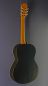 Preview: Classical Guitar Alhambra, Modell 1C Black Satin, black finished guitar, back view