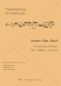Preview: Bach, Johann Sebastian: French Suite Nr. 1, BWV 812, e-minor for guitar solo sheet music