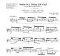 Preview: Bach, Johann Sebastian: Clavierpartita No. 1 BWV 825 D-Maj for guitar solo, sheet music