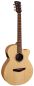 Preview: Faith FKV Venus Electro Naked Cutaway, Akustikgitarre mit Tonabnehmer, mit Hülle