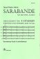 Mobile Preview: Händel, Georg Friedrich: Sarabande for 4 guitars