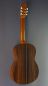 Preview: Classical guitar Juan Aguilera, model E-2, Spanish guitar with solid spruce top, back view