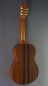 Preview: Classical guitar Juan Aguilera, model E-2 especial cedar, Spanish guitar with solid cedar top, back view