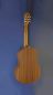 Preview: Children`s Guitar Lacuerda, Model chica 53/3, 1/2-Guitar, scale 53 cm, with solid cedar top, back view