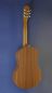 Mobile Preview: Classical Guitar Lacuerda, model chica 62/3, 7/8 guitar with 62 cm short scale and solid cedar top, back view