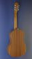 Preview: Lacuerda 65/3, Classical Guitar with solid cedar top, back view