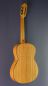 Preview: Ricardo Moreno C-M cedar, Spanish Guitar with solid cedar top and eucalyptus on back and sides, classical guitar, back view