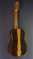 Preview: Ricardo Moreno C-Z cedar, Spanish Guitar with solid cedar top and cyricote on back and sides, classical guitar, back view