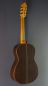 Preview: Ricardo Moreno, Tarrega Spruce model, solid guitar made of spruce and rosewood, Spanish classical guitar, back view