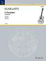 Mobile Preview: Scarlatti, Domenico: 4 Sonatas, ed. Manuel Barrueco, Guitar solo, sheet music