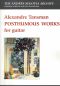 Mobile Preview: Tansman, Alexandre: Posthumous Works - Andrés Segovia Archiv, guitar solo sheet music