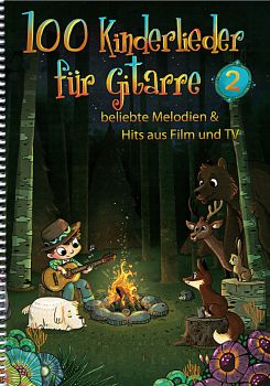 100 Kinderlieder für Gitarre Band 2, Songbook, Liedbegleitung, Noten