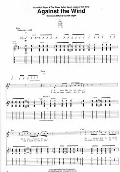 Acoustic Guitar Bible, sheet music sample