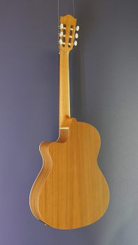 Alhambra Z-Nature CW-EZ, Classical Guitar with Pickup and Cutaway, back view