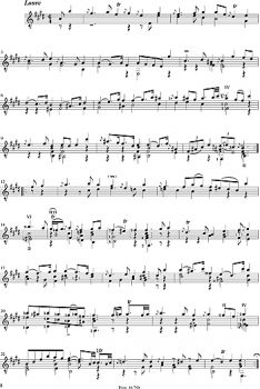 Bach, Johann Sebastian: Suite E-Dur, BWV1006a, Bearbeiter Tilman Hoppstock, Noten für Gitarre solo Beispiel