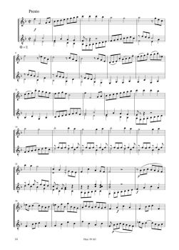 Bach, Johann Sebastian: Italian Concerto F Major BWV 971 for Mandolin (Flute/Violin) and Guitar, sheet music sample