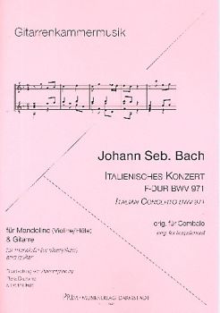 Bach, Johann Sebastian: Italian Concerto F Major BWV 971 for Mandolin (Flute/Violin) and Guitar, sheet music