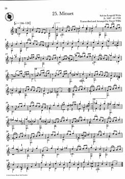 Baroque Guitar Anthology Vol. 2, sheet music sample