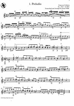 Baroque Guitar Anthology Vol. 4, guitar solo sheet music sample