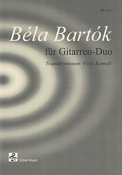 Bartok für Gitarre Duo, Noten - aus Mikrokosmos