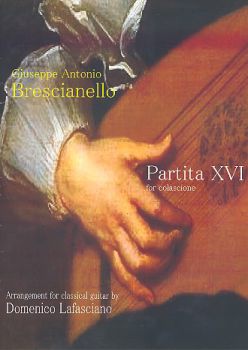 Brescianello, Giuseppe Antonio: Partita Nr. 16, Noten für Gitarre solo