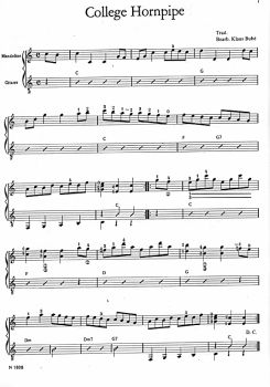 Buhe, Klaus: Irische Tänze - Irish Dances for Mandolin and Guitar, sheet music sample