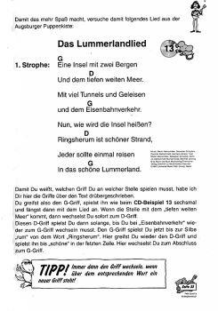 Bursch, Peter: Peter Bursch`s Kinder-Gitarrenbuch, Gitarrenschule für Liedbegleitung ohne Noten, mit CD Beispiel