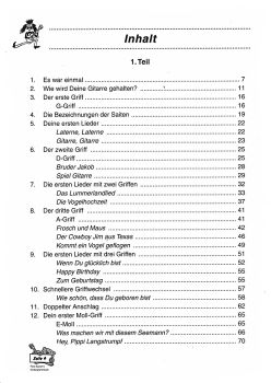 Bursch, Peter: Peter Bursch`s children's guitar book, guitar method for song accompaniment, with CD content