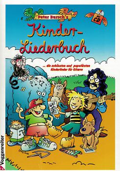 Bursch, Peter: Peter Bursch`s Kinderliederbuch, Children`s Songs for Guitar, with CD, Songbook