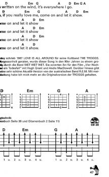 Bursch, Peter: Peter Bursch`s Songook for guitar Vol. 1, sheet music sample