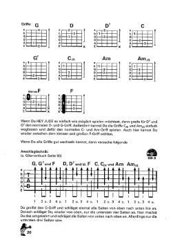 Bursch, Peter: Peter Bursch`s Songbuch für Gitarre Band 2, Beispiel