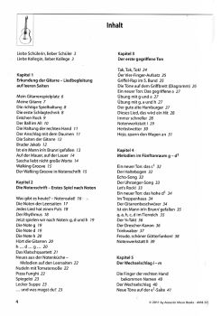 Buschmann, Jochen, Voelker, Clemens: Die Gitarrenklasse - guitar method for class room music, student notebook, sheet music content