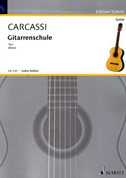 Carcassi, Matteo: Gitarrenschule 1, Noten, Lehrwerk