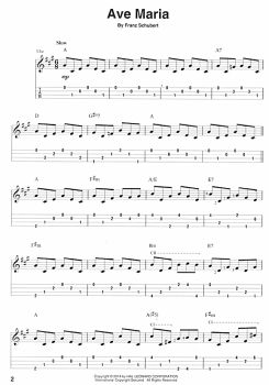 Classical Themes for Fingerstyle Ukulele, Arrangements für Ukulele solo in Noten und Tabulatur Beispiel
