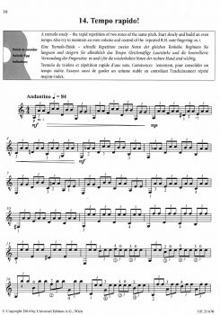 Coles, Paul: 26 Melodic Studies, easy to intermediate studies for guitar solo, sheet music  sample