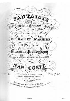 Coste, Napoléon: The Complete Works Vol.1, Gitarrenwerke, Noten Beispiel