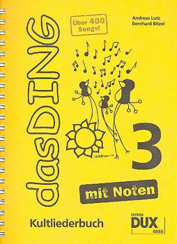 Das Ding 3 with notes, Songbook for Guitar, melody, lyrics and chords
