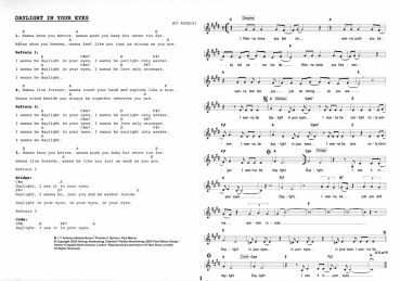 Das Ding 2 with notes - Songbook for guitar, melody, lyrics and chords sample