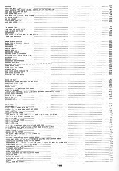 Das Ding Band 3 ohne Noten - Songbook, Kultliederbuch für Gitarre, Text und Akkorde Inhalt