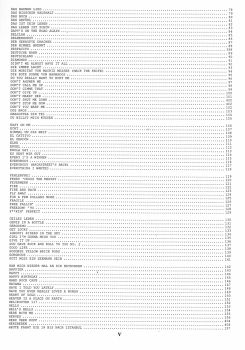 Das Ding Band 5, Kultliederbuch, Songbook für Gitarre Inhalt