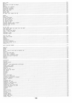 Das Ding Vol. 5, Songbook for Guitar content